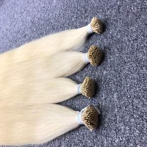 Vente en gros de haute qualité 100% naturel brut vierge blond vietnamien extensions de cheveux humains ITip faisceaux de VQ Company - Product Image 3