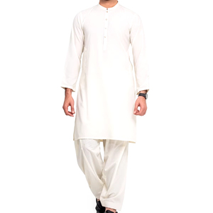 100% alta calidad superior cómodo Shalwar Kameez para niños Color sólido liso nuevo estilo hombres tela Shalwar Kameez para hombres - Product Image 1