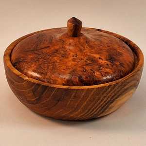 Handcrafted Exotic Teak Wood Chapati Box <b>With</b> <b>Lid</b> Round Roti Casserole Kitchen Food Storage Serving <b>Bowl</b> Tableware Eco Gift Best - Product Image 1