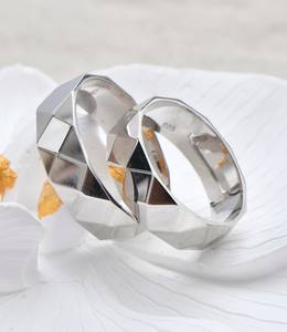 Anillo de Boda para Hombre y Mujer, Joyería Clásica Unisex, Certificado IGI, Símbolo de Amor, Compromiso, Regalo para Fiesta de Compromiso - Product Image 1