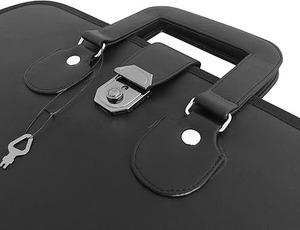 Masonic Regalia Smart Briefcase for <b>Apron</b> and Chain Collar Soft Handle <b>Black</b> MB014 Quality - Product Image 2