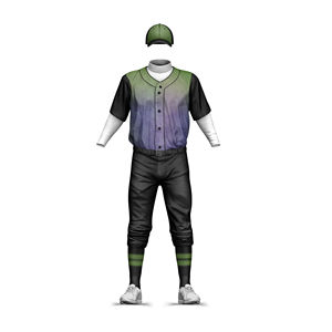 Uniforme de baseball pour hommes de haute qualité 100% polyester sur mesure ensembles respirants conception OEM 2025 à vendre - Product Image 5