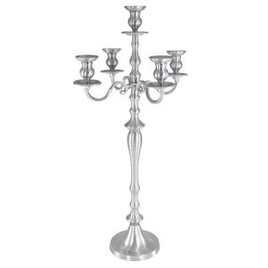 Candelabros de Metal de 5 niveles de primera calidad, artesanías de hierro con acabado mate para Hotel, hogar, jardín, boda, decoración de mesa, Navidad - Product Image 1