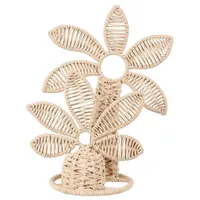Bonne qualité naturel jonc de mer palmier Statuette meilleur choix ornements décoration pour table