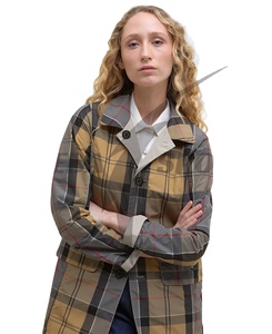 Chaquetas de Alta Calidad 2026, Chaqueta de Moda Personalizada a Cuadros Reversible para Hombre y Mujer, Abrigo Largo Tipo Gabardina - Product Image 1