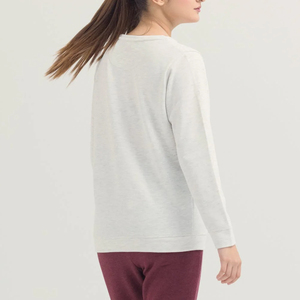 Sudaderas de algodón de nuevo diseño para mujer, ropa informal para mujer, sudaderas de moda, sudadera de algodón de gran tamaño transpirable sólida para mujer - Product Image 4