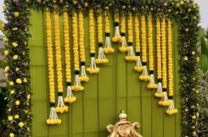 Guirnalda de flores de caléndula decoración de boda cadena Floral fiesta Haldi Mehndi decoración de jardín Festival Ganpati templo Navratri - Product Image 2