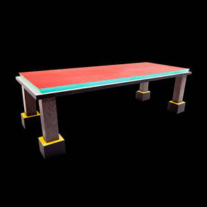 Palm Spring Industrial Design Stable and Extendable Oval Dining <b>Table</b> Set Resin and Wooden for Home Bar or Office Assembled - Product Image 2