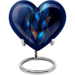 <b>Large</b> Capacity Aluminum Metal <b>Urn</b> for Adult Ashes Handcrafted Decorative Funeral <b>Urn</b> for Home Memorial Display from India - Product Image 1