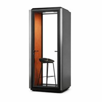 Cabine de travail insonorisée mobile, cabine acoustique pour bureau à domicile et studio