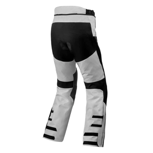 Unisexe Premium All-Season CE Armor Safety Vachette Leather UV Protection Motorcycle Pants Black/Silver Touring Trousers Winter - Product Image 2