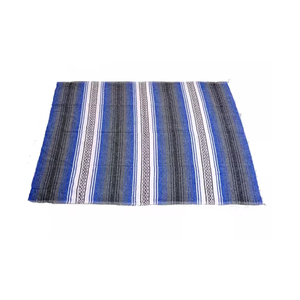 Couverture Falsa mexicaine personnalisée en gros moderne rayé tissé du fabricant indien - Product Image 3