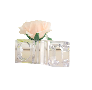 Nuevo Anillo de Servilleta con Diseño de Flores de Amor Creativas Multicolores para el Día de San Valentín, para Restaurante Occidental, Banquete, Decoración de Bodas y Hogar - Product Image 1