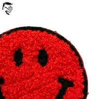 Vente en gros de patchs en chenille pour serviette de toilette, cadeau de fête, vêtements, patchs personnalisés en chenille brodés au fer de haute qualité