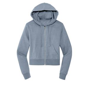 Sweat à capuche chaud en molleton pour femmes-Veste zippée légère et respirante pour tenue décontractée, gym et superposition par temps froid - Product Image 1