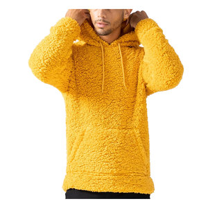 New Trending New Arrival <b>Sherpa</b> Fluffy <b>Fleece</b> <b>Hoodie</b> Sweatshirts Heavyweight Thick Fur Pullover Hoodies Basics Cotton Blended - Product Image 3