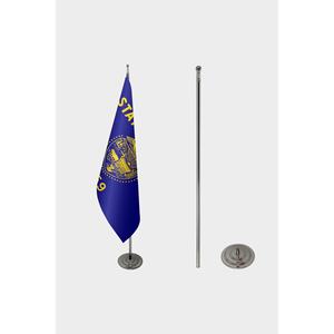 Drapeau d'intérieur personnalisé Oregon 3x5 pieds, impression numérique sur coton et polyester, mât en aluminium, affichage du logo personnalisé - Product Image 2