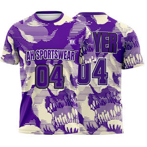 Nouvelle saison ensemble d'uniformes de football entièrement personnalisés maillot adulte jeunesse avec impression par sublimation rapide demi manches nom de l'équipe vierge - Product Image 1