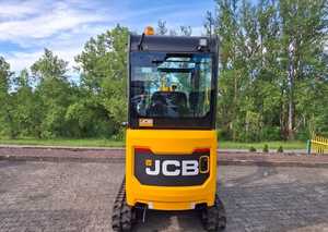 Mini-excavatrice sur chenilles JCB 16C-1, excavatrice compacte hydraulique, couleur jaune - Product Image 4