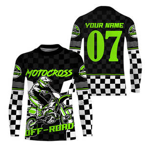 Maillot de cyclisme à manches longues pour homme avec logo personnalisé, vêtements de motocross, respirant, pour homme et femme, équipement de motocross - Product Image 5