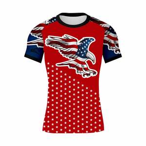 Camisas de compresión Raptor Flex de calidad superior Mangas cortas Estilo deportivo Rash Guard Tela hecha a mano Precio competitivo - Product Image 1