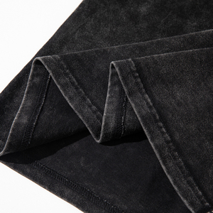 Anti arrugas 100% algodón nuevo Color personalizado alta calidad hombres venta al por mayor transpirable Vintage Logo gota hombro ácido lavado camisa - Product Image 4