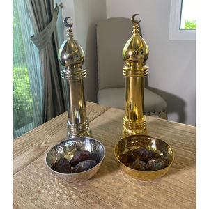 Minarets Taille Personnalisée En Gros De Luxe Nouveau En Métal Minaar Métal Martelé Minaar Couleur Personnalisée À La Main Designe - Product Image 6