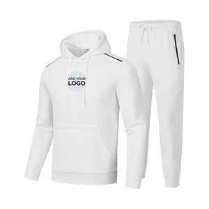 Sudadera con capucha y pantalones para hombre Pantalones casuales de 2 piezas con bolsillos Chándales - Product Image 6