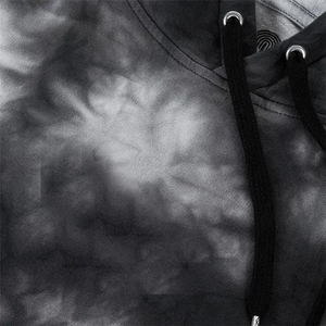 Sweat à capuche brodé Distress, tenue de rue contemporaine, motif numérique visuel, accent en strass, sweat à capuche économique - Product Image 3