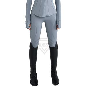 Pantalones de Equitación de Silicona con Impresión Personalizada y Logotipo Bordado, Pantalones de Salto Ecuestre de Alta Calidad, Jodhpur y Breeches - Product Image 1