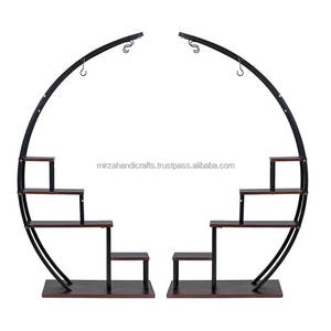 <b>Basket</b> Planter Stand Set of 5 Indoor Outdoor Flower Pot Stand <b>Plant</b> Stand <b>for</b> Home Garden Balcony Living Room Decor - Product Image 3