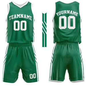 ชุดเสื้อเจอร์ซีย์บาสเก็ตบอลแบบระเหิดสำหรับผู้ชายผ้าโพลีเอสเตอร์100% ออกแบบได้ตามต้องการ - Product Image 2