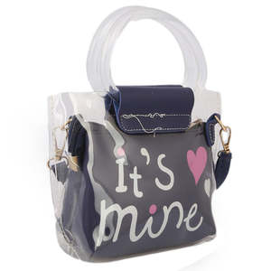 กระเป๋าสะพายไหล่เด็กผู้หญิง 001-สีกรมท่า - Product Image 1