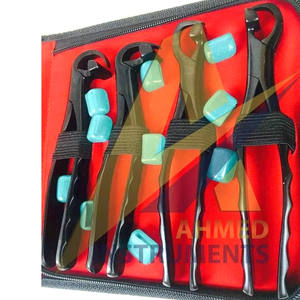 Recién llegado, fórceps de extracción dental de calidad superior, juego de serie estándar de 4 piezas con revestimiento negro de SUAVE SURGICAL INSTRUMENTS - Product Image 5
