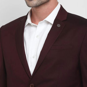 Blazer Casual de Verano para Hombre, Ligero, de Seda Helada, Chaqueta de Traje Transpirable con 2 Botones, Abrigo Formal para Oficina y Trajes de Hombre - Product Image 5