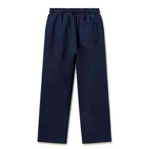 Pantalon de jogging décontracté pour homme en molleton respirant avec logo personnalisé, taille élastique, coupe droite, ajustement régulier - Product Image 2