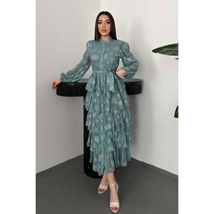 Vestido con volantes Mint Kat Kat - Verde menta - Product Image 1