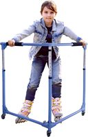Aide à la patineuse pliante pour enfants Patinage à roulettes Entraîneur de patins à roulettes pour enfants en bas âge Hauteur réglable Entraînement marcheur