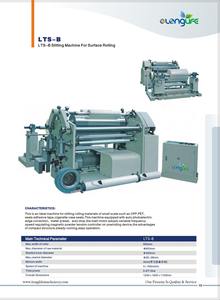 เครื่องม้วนฉลากม้วน LTS-B บนพื้นผิวเครื่องม้วน LTS-B Siemens PLC รวมถึงเครื่องยนต์เกียร์แอร์ชาฟท์มอเตอร์เดลต้า EPC - Product Image 2