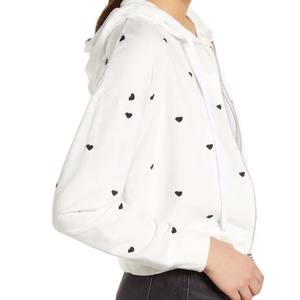 เสื้อครอปมีฮู้ดสำหรับผู้หญิงเสื้อกีฬาแฟชั่นใหม่เสื้อแจ็คเก็ตมีฮู้ดสำหรับฤดูหนาวโลโก้ออกแบบได้ตามต้องการ - Product Image 6