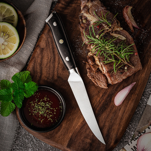 มีดเชฟเหล็กคาร์บอนแบบมีดด้ามไม้ทำจากเหล็กกล้าแบบญี่ปุ่นพรีเมี่ยม - Product Image 3