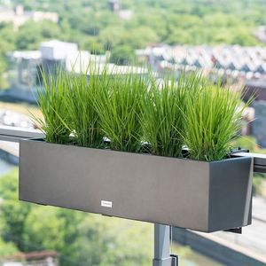 Industrial Quality Small Metal <b>Garden</b> Decor Galvanized Steel <b>Planter</b> <b>Box</b> for Flowers & Outdoor Decoration - Product Image 4