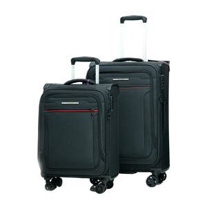 Nouvelle arrivée valise bagages 036 bagages souples Durable et Colorlast tissu Polyester doublure valise aluminium fabriqué au Vietnam - Product Image 1