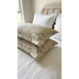 Premium Custom Modern Woven 3D Floral Print Eco-Friendly Cotton Blend Reversible Zipper Closure Washable Home Use Pillowcase - Product Image 6