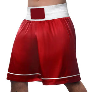 Pantalones cortos de boxeo de último diseño de color rojo 2026, recién llegados, pantalones cortos de boxeo de artes marciales para hombres/pantalones cortos de boxeo de alta calidad para hombres - Product Image 5