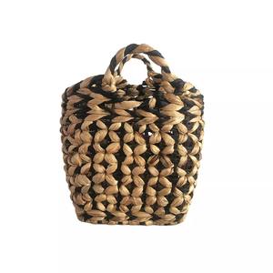 Panier de rangement naturel à carreaux soignés, fait main, vente en gros, écologique, fabriqué au Vietnam - Product Image 3