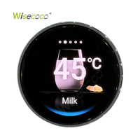 Solution d'écran tactile intelligent personnalisé, écran AMOLED rond de 1,43 pouce, 466*466, encodeur rotatif, écran tactile pour le contrôle des chauffe-eau