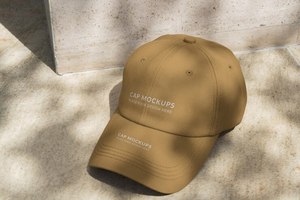 Gorras de béisbol deportivas personalizables de tela de algodón de 6 paneles, calientes y plegables con bordado de logotipo, sombreros y gorras cortos en blanco para hombres - Product Image 2