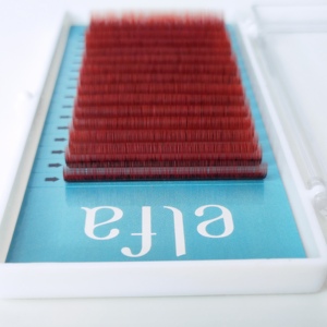 ขายส่งขนตาปลอม HY LON FIBER 0.03 ออมเบร ฟูลวอลลุ่ม นุ่มเป็นธรรมชาติ ELFA EF3 ถาดต่อขนตาแบบกำหนดเอง แบรนด์ส่วนตัว - Product Image 1