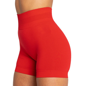 Shorts de Yoga Sólidos para Mujer, Venta al Por Mayor, Shorts de Fitness Personalizados, Alto Rendimiento, OEM, Secado Rápido - Product Image 5